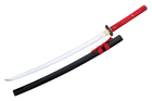 Самурайський меч Катана RED SAMURAI KATANA на підставці в подарунковому кейсі - зображення 7