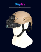 Прибор ночного видения POMIACAM PVS-18 цифровой 1X32 с креплением на шлем BLACK - изображение 14