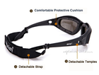 Тактические очки DAISY C5 Polarized UV400 солнцезащитные Black - изображение 4