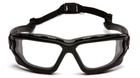 Тактические очки Pyramex i-Force XL с уплотнителем Anti-Fog прозрачные - изображение 2