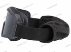 Тактические очки DEMEYSIS военные ветрозащитные 3 линзы Black - изображение 7
