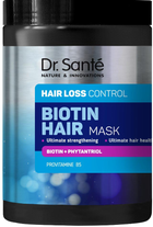 Maska Dr. Sante Biotin Hair Mask przeciw wypadaniu włosów z biotyną 1000 ml (8588006040616) - obraz 1