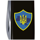 Ніж Victorinox Spartan Ukraine 91 мм Чорний Тризуб на щиті (1.3603.3_T1080u) - зображення 3