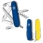 Нож Victorinox Camper Ukraine 91 мм Синьо-жовтий (1.3613.2.8)