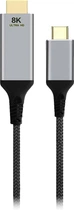 Кабель Cablexpert USB-C на HDMI 8K 60 Гц 2 м (A-CM-HDMIM8K-2M)