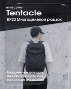 Повсякденний рюкзак Nitecore BP23 (Polyester 600D), чорний - зображення 6
