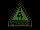 Нашивка DANGER CLOSE PVC 8FIELDS