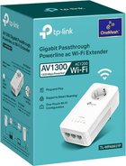 Adapter Gigabit WLAN TP-Link Powerline AV1300-AC1200 z gniazdem (TL-WPA8631P) - obraz 3