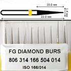 Бор алмазний FG стоматологічний турбінний наконечник упаковка 10 шт UMG КОНУС 1,4/10,0 мм 314.166.504.014 - зображення 2