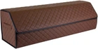 Сумка-органайзер в багажник EVAtech ECO XXL 30 x 30 x 100 см Коричневая с коричневой нитью (EHECEWZZBB)