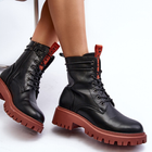Жіночі зимові черевики високі La.Fi 250045OR-LA 36 Чорні (5905677033120) - зображення 8