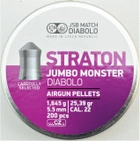 Пульки JSB Diabolo Straton Monster 5.51мм, 1.645г (200шт) - изображение 2