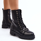 Жіночі черевики високі Belluxe 40 Чорні (5905677026375) - зображення 6