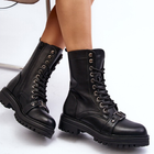 Жіночі черевики високі Belluxe 40 Чорні (5905677026375) - зображення 8
