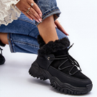 Жіночі зимові черевики високі Cresandi 40 Чорні (5905677025507) - зображення 8