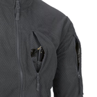 Куртка мужская демисезонная Helikon-Tex Флисовая L Серая M-T оснащена дополнительными панелями на липучках для легкой персонализации двумя карманами для бицепса из 100% полиэстера Застежка-молния YKK спереди от шеи до талии с защитой для подбородка - изображение 7