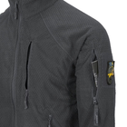 Куртка мужская демисезонная Helikon-Tex Флисовая 3XL Серая M-T оснащена дополнительными панелями на липучках для легкой персонализации двумя карманами для бицепса из 100% полиэстера Застежка-молния YKK спереди от шеи до талии с защитой для подбородка - изображение 3