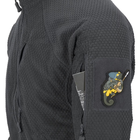 Куртка мужская демисезонная Helikon-Tex Флисовая 3XL Серая M-T оснащена дополнительными панелями на липучках для легкой персонализации двумя карманами для бицепса из 100% полиэстера Застежка-молния YKK спереди от шеи до талии с защитой для подбородка - изображение 4