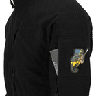 Куртка чоловіча демісезонна Helikon-Tex Флісова Чорна М M-T оснащена додатковими панелями на липучках для легкої персоналізації двома кишенями для біцепса з 100% поліестеру Застібка-блискавка YKK спереду від шиї до талії із захистом для підборіддя - зображення 4