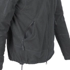 Куртка мужская демисезонная Helikon-Tex Флисовая Серая S M-T оснащена дополнительными панелями на липучках для легкой персонализации двумя карманами для бицепса из 100% полиэстера Застежка-молния YKK спереди от шеи до талии с защитой для подбородка - изображение 5