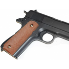 Страйкбольний пістолет із кобурою Colt M1911 Galaxy G13+ метал пластик чорний - зображення 9