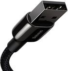 Kabel Baseus Tungsten Gold Fast Charging Data Cable USB to iP 2.4 A 1 m Black (CALWJ-01) - obraz 3