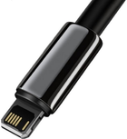 Kabel Baseus Tungsten Gold Fast Charging Data Cable USB to iP 2.4 A 2 m Black (CALWJ-A01) - obraz 2