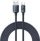 Кабель Baseus Crystal Shine Series Fast Charging Data Cable USB to Type-C 100 Вт 2 м Black (CAJY000501) - зображення 1