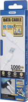 Кабель Remax Suji Series USB to Lightning White (RC-138i White) - зображення 2