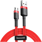 Kabel Baseus Cafule Cable USB for Micro 1.5 A 2 m Red (CAMKLF-C09) - obraz 1