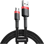 Кабель Baseus Cafule Cable USB for Micro 2 А 3 м Red/Black (CAMKLF-H91) - зображення 1