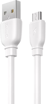 Кабель Remax Suji Series USB to Micro-USB White (RC-138m White) - зображення 1