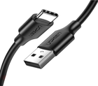 Kabel Ugreen US287 USB 2.0 to USB Type-C Cable Nickel Plating 3 A 1.5 m Black (6957303861170) - obraz 1