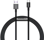 Kabel Baseus Superior Series Fast Charging Data Cable USB to Type-C 66 W 1 m Black (CATYS-01) - obraz 1