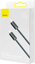 Kabel Baseus Dynamic Series Fast Charging Data Cable Type-C to Type-C 100 W 1 m Slate Gray (CALD000216) - obraz 5