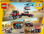 Zestaw klocków Lego Creator Ciężarówka z platformą i helikopterem 270 elementów (31146) - obraz 8