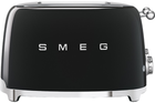 Тостер Smeg 50' Style Black TSF03BLEU (8017709263362) - зображення 1