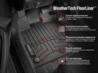 Коврики в салон Renault Megane III 2008 - 2016 черные, Tri-Extruded (WeatherTech) - передний ряд