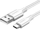 Kabel Ugreen US287 USB 2.0 to USB Type-C Cable Nickel Plating 3 A 0.5 m White (6957303861200) - obraz 1