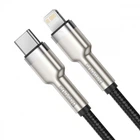 Кабель Baseus Cafule Metal Type-C to Lightning PD 20W (2m) black CATLJK-B01