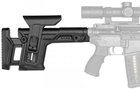Приклад FAB Defense RAPS з регульованою щокою і потиличником без труби. Колір - чорний - зображення 3