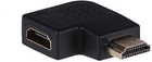 Адаптер Akyga HDMI A - HDMI A M/F Black (5901720134363) - зображення 1