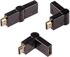 Adapter Akyga HDMI - HDMI M/F Black (5901720133403) - obraz 1