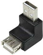 Адаптер LogiLink USB Type A - USB Type A Black (4052792001907) - зображення 1