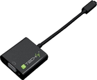 Adapter Techly micro HDMI D - VGA M/F Black (8057685302938) - obraz 1