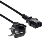 Kabel zasilający Akyga IEC C13 - CEE 7/7 1.5 m Black (5901720130518) - obraz 1