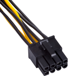 Kabel adapter Akyga 2 x Molex - PCI-Express 8 pin M/M 0.15 m Multicolor (5901720132017) - obraz 2