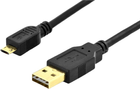 Kabel Digitus USB Type-A - micro-USB M/M 1.8 m Black (4016032378211) - obraz 1