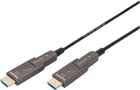 Kabel adapter Digitus HDMI D/A - HDMI D/A M/M 30 m Black (4016032483762) - obraz 1