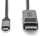 Kabel adapter Digitus USB Type-C - DisplayPort M/M 2 m Black (4016032483908) - obraz 2